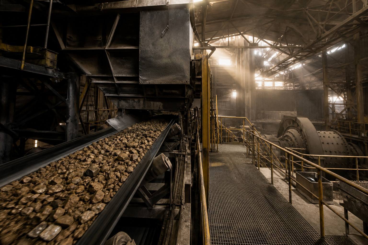 Ore crushing circuit
